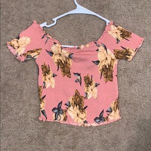Floral crop top